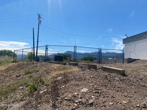 a backyard of a house