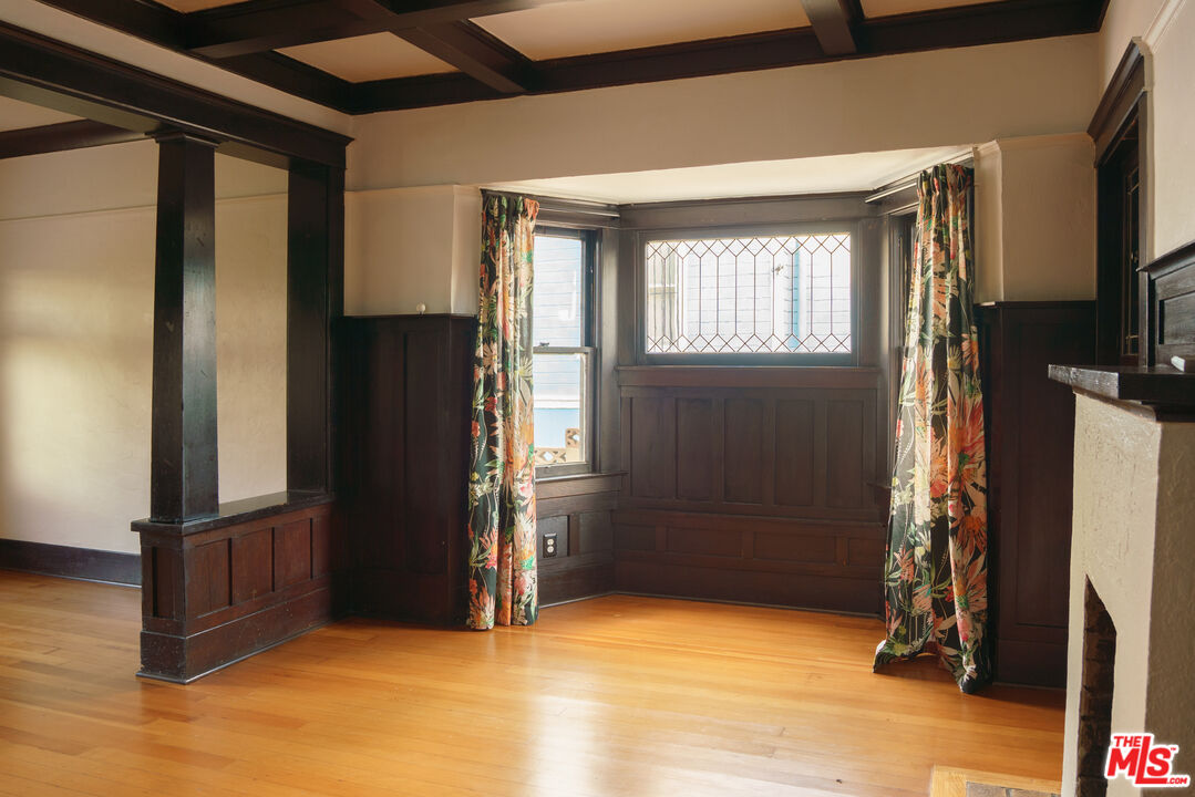 3210 Manitou Avenue Los Angeles, CA 90031 - Photo 4 of 26 a view of empty room with wooden floor and fan