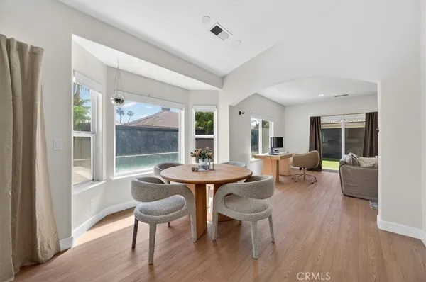 a bed room with a bed and a couch