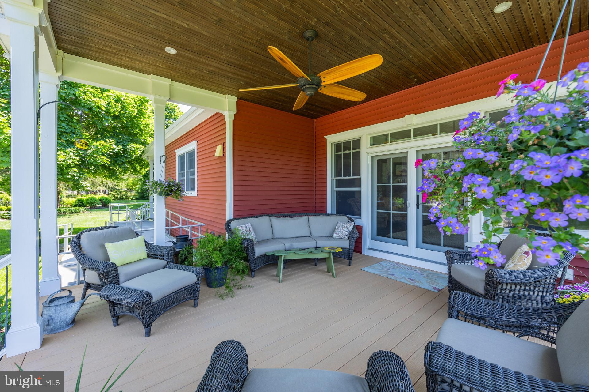 550 Hands Mill Road Woodbine, NJ 08270 - Photo 15 of 57 a outdoor living space with furniture and garden