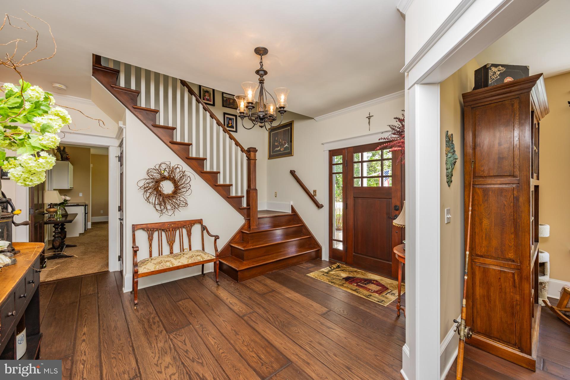 550 Hands Mill Road Woodbine, NJ 08270 - Photo 28 of 57 a view of entryway and hall with wooden floor