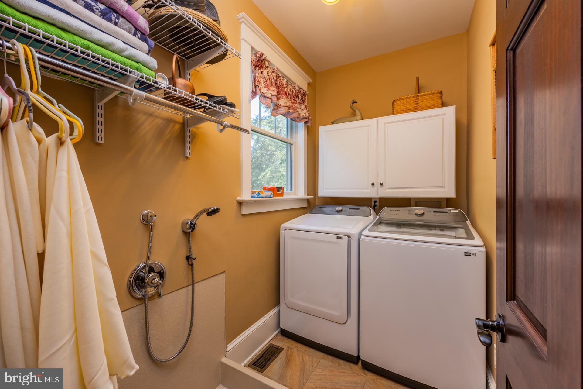 550 Hands Mill Road Woodbine, NJ 08270 - Photo 40 of 57 a utility room with closet and mirror