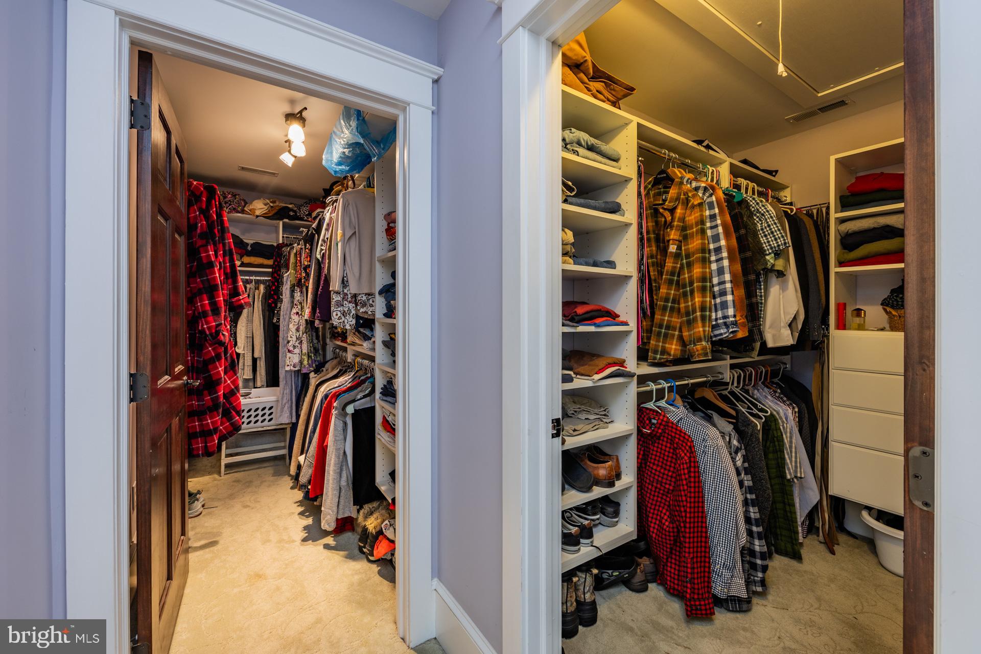 550 Hands Mill Road Woodbine, NJ 08270 - Photo 42 of 57 a view of walk in closet with clothes