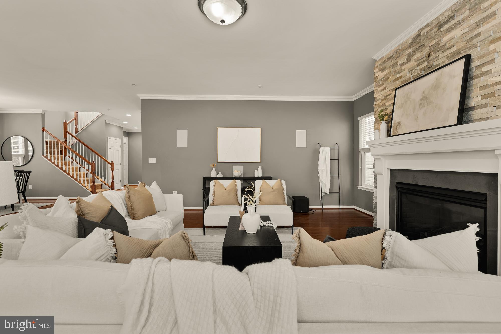 15611 Coolidge Avenue Silver Spring, MD 20906 - Photo 21 of 57 a bedroom with a bed and a fireplace