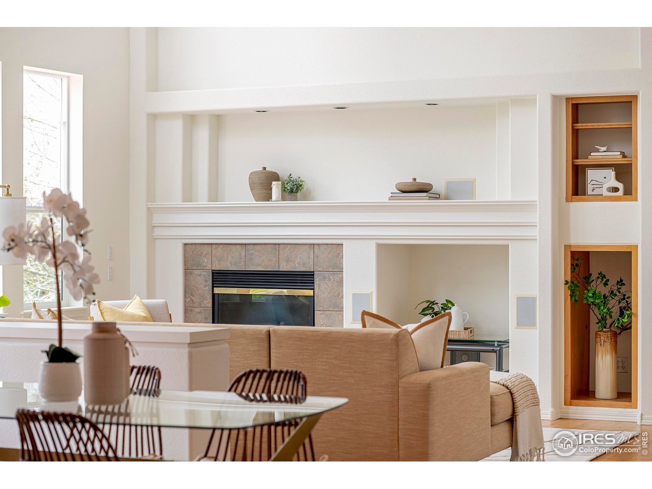 1414 Hoffman Drive Erie, CO 80516 - Photo 11 of 37 a living room with furniture and a fireplace