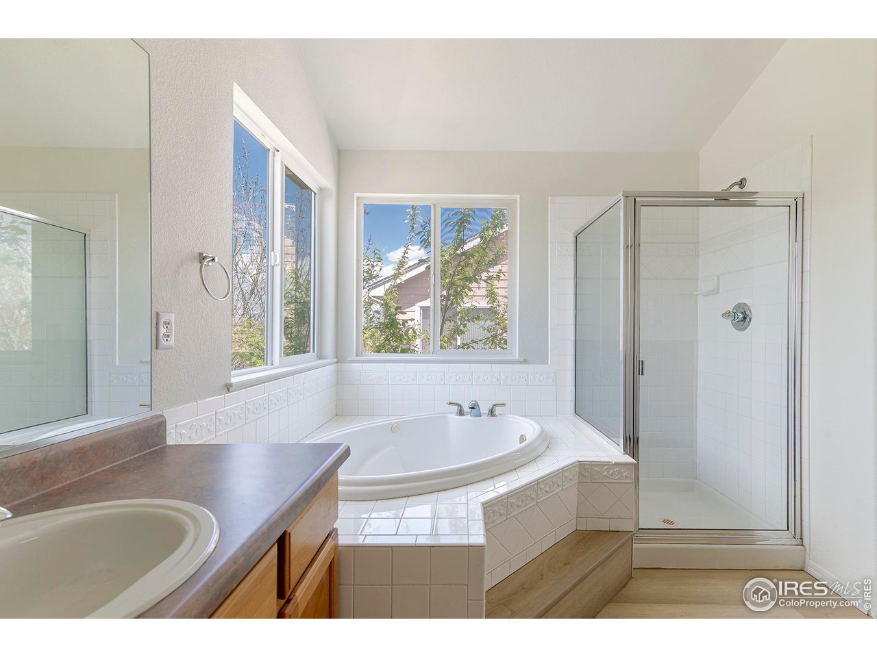 1414 Hoffman Drive Erie, CO 80516 - Photo 29 of 37 a bathroom with a tub a sink and a window