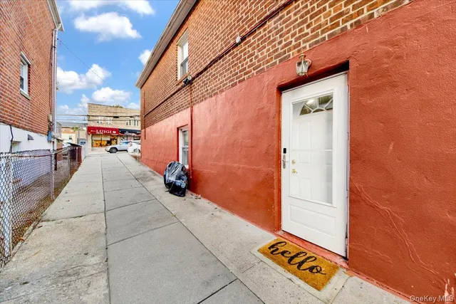 a view of railway station with sitting area