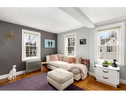 78 Cumberland Road Newton, MA 02465 - Photo 18 of 30 a living room with furniture a bed and a window