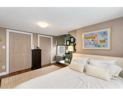 78 Cumberland Road Newton, MA 02465 - Photo 5 of 30 a bedroom with a bed and a painting
