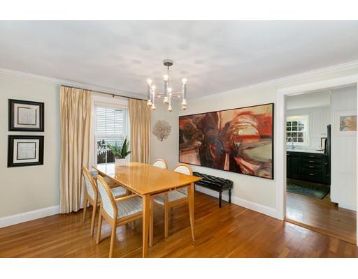 78 Cumberland Road Newton, MA 02465 - Photo 10 of 30 a dining room with furniture and wooden floor