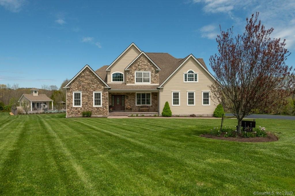 48 Babbitt Hill Road Pomfret, CT 06259 - Photo 1 of 1 Front Entrance with Pool and Pool house in the background
