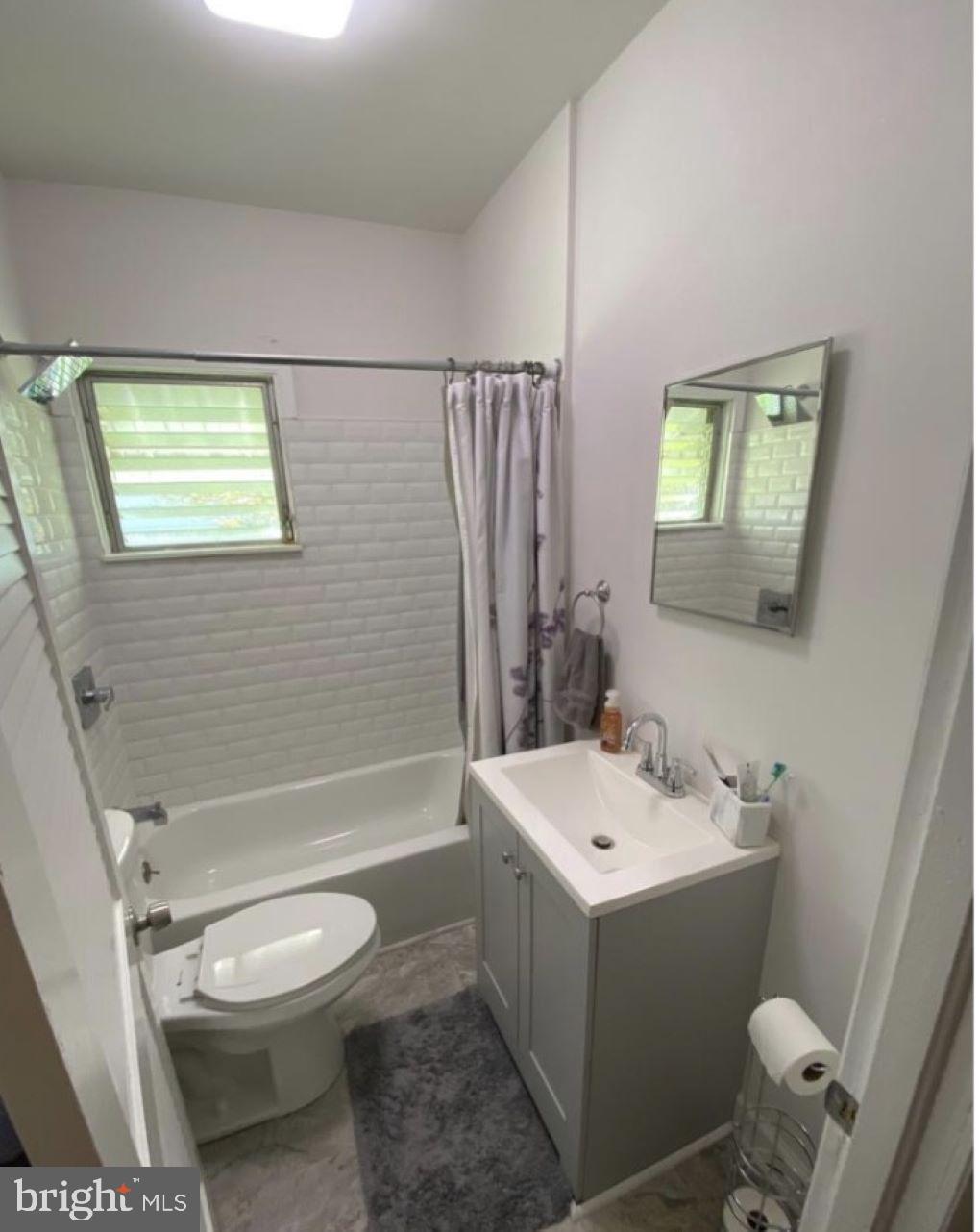 409 Myrtle Street Crisfield, MD 21817 - Photo 16 of 19 a bathroom with a sink a toilet and shower
