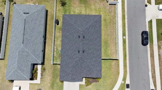 a view of a city with an ocean view