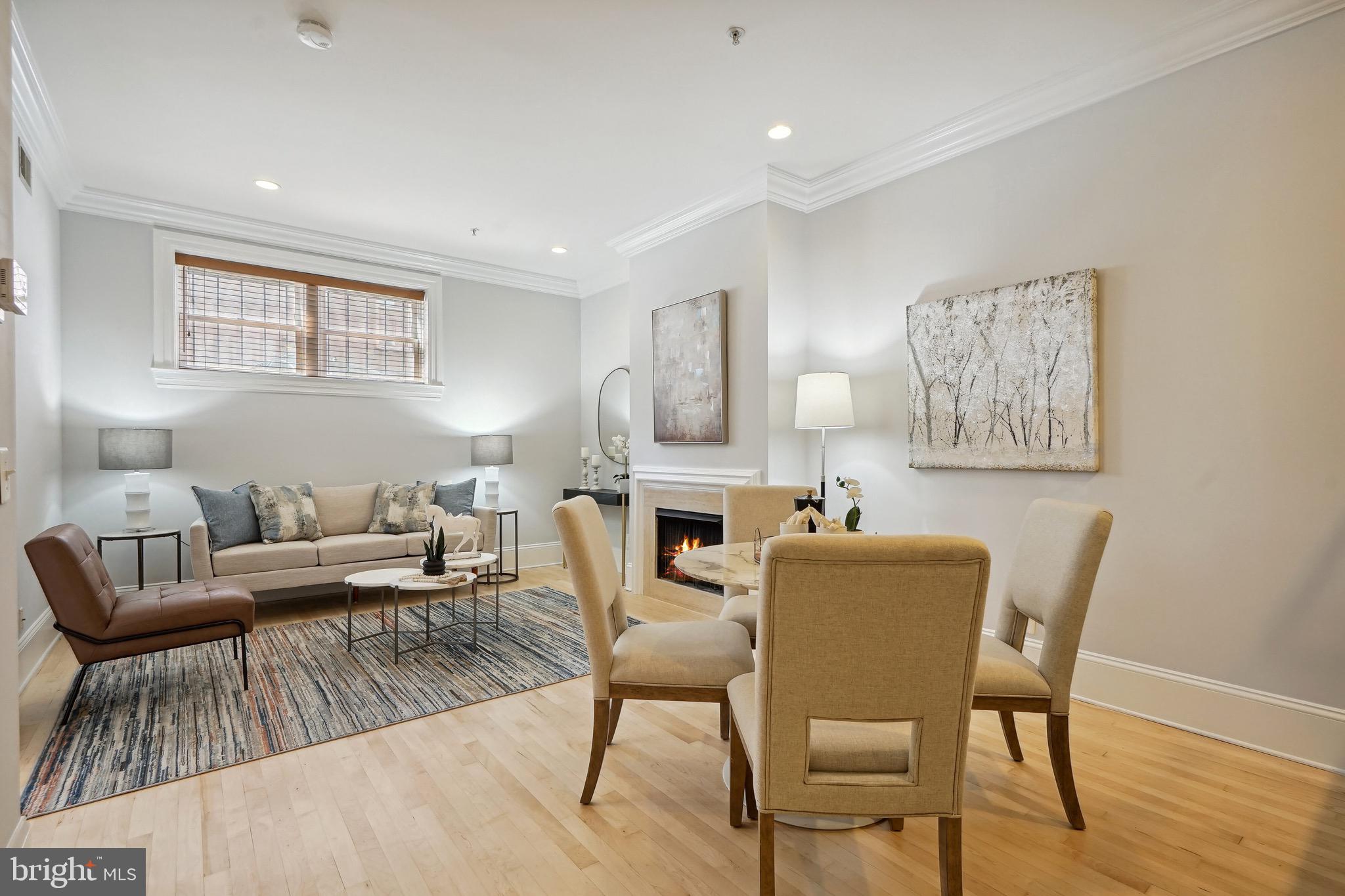 1520 O Street Northwest, Unit T8 Washington, DC 20005 - Photo 19 of 20 Open floor plan with western and southern exposure
