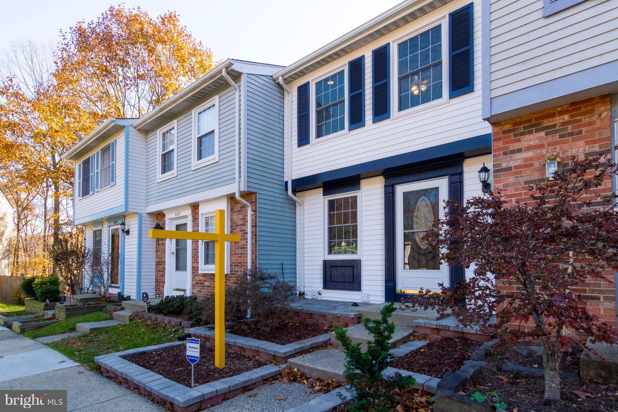 8030 Grandview Court Springfield, VA 22153 - Photo 2 of 27 Exterior (Front)- paver lined flower bed