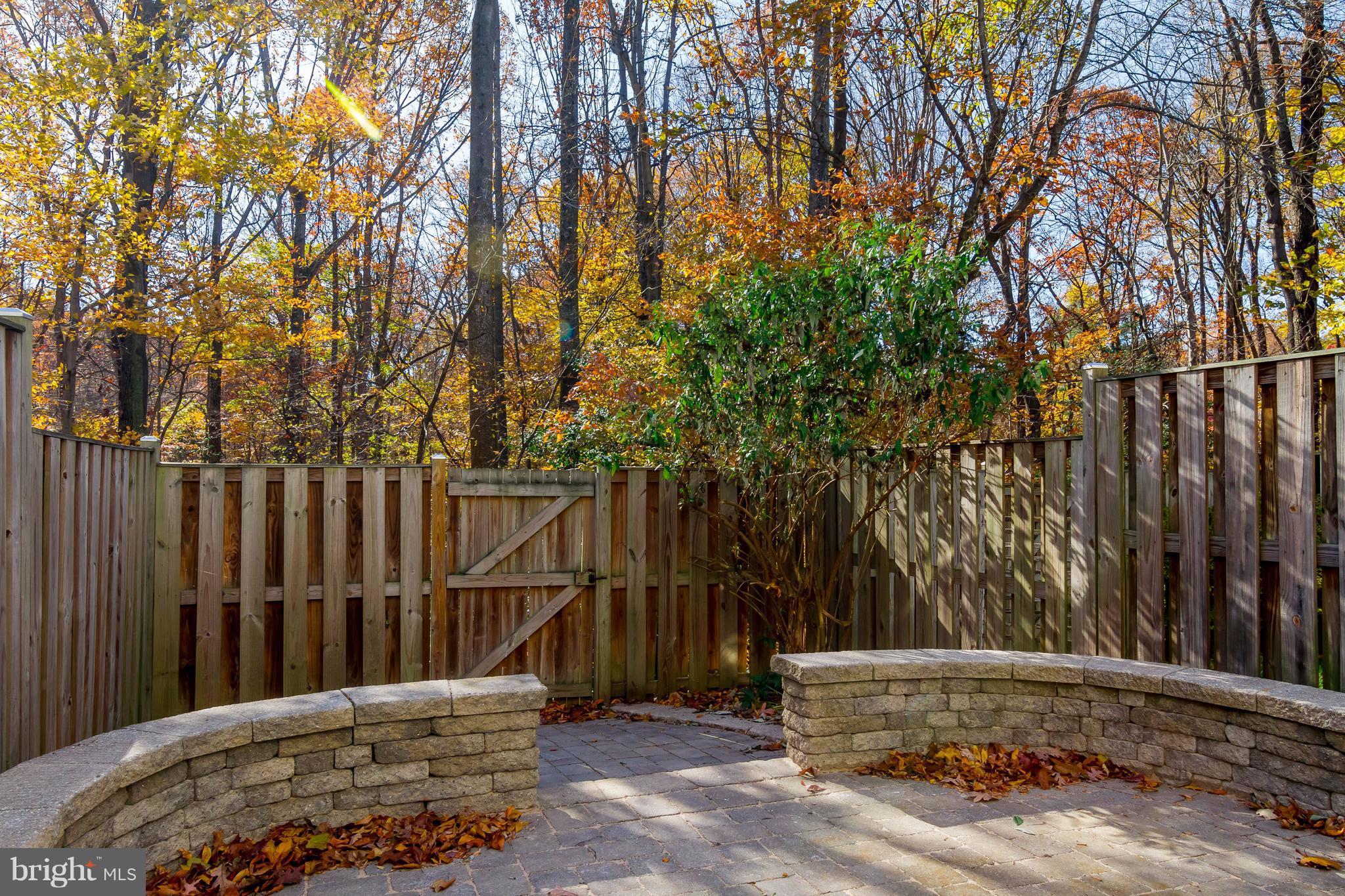 8030 Grandview Court Springfield, VA 22153 - Photo 27 of 27 Paver Patio backs to trees- not other homes!