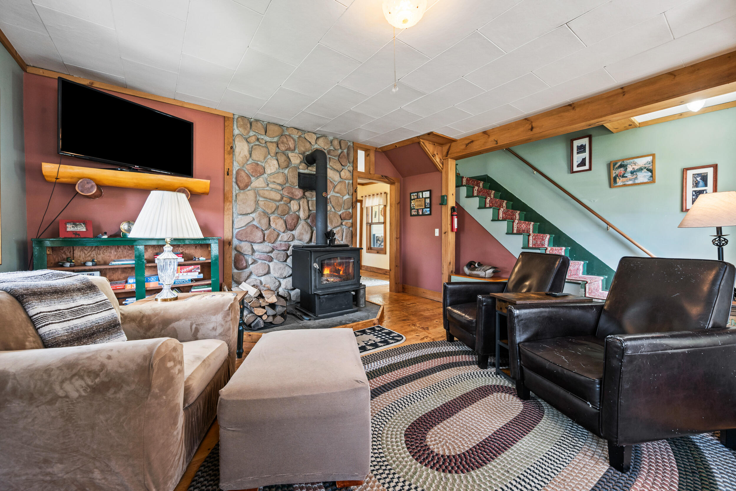 13 Cross Street Rangeley, ME 04970 - Photo 4 of 38 Spacious LR