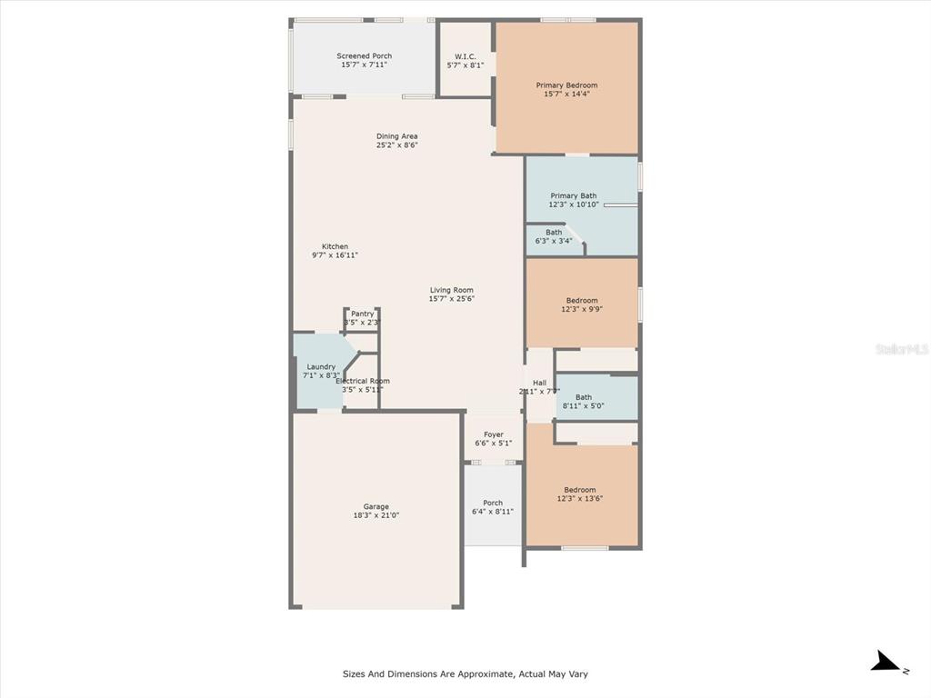 17738 Pastureland Avenue Lakewood Ranch, FL 34211 - Photo 28 of 50 a picture of a floor plan