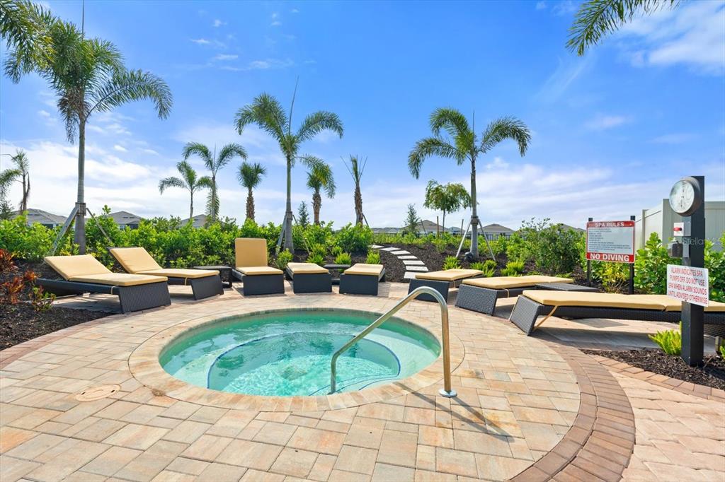 17738 Pastureland Avenue Lakewood Ranch, FL 34211 - Photo 48 of 50 a view of swimming pool with outdoor seating and plants