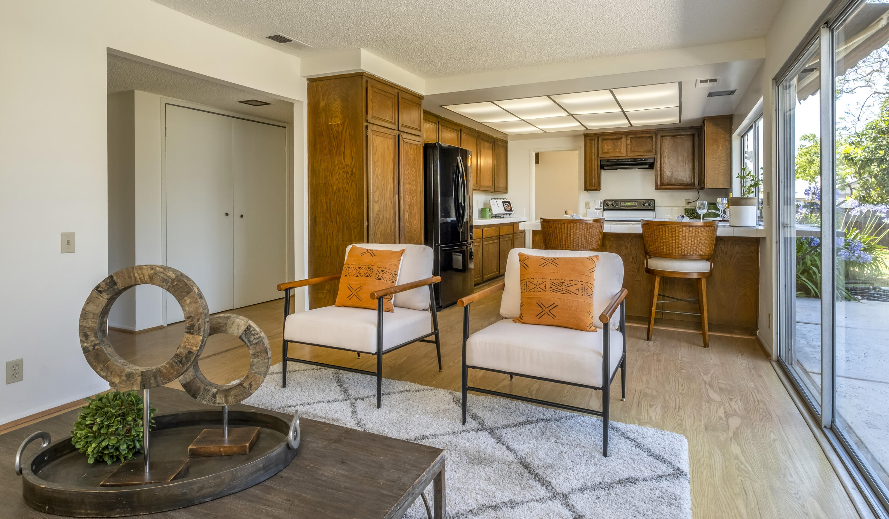 435 Pacific Oaks Road Santa Barbara, CA 93117 - Photo 8 of 19 Family Room towards Kitchen