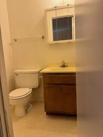 a bathroom with a sink and a toilet