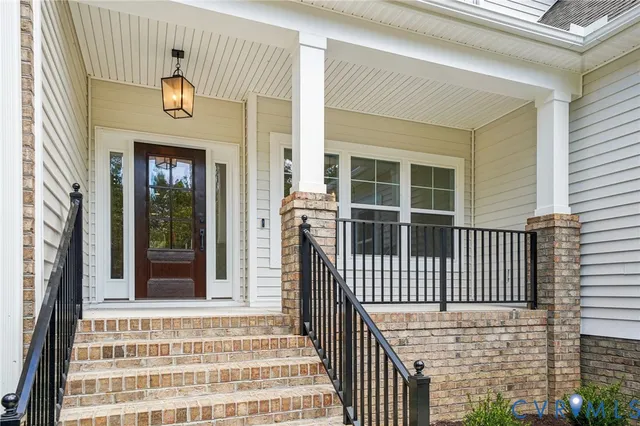 front view of a house with a window
