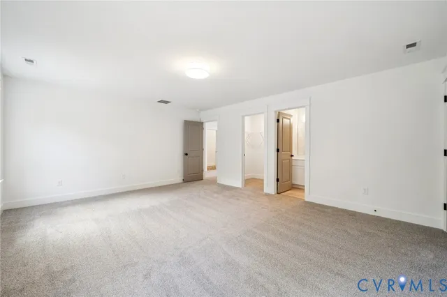 a view of an empty room