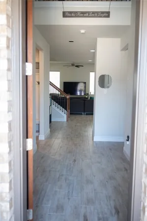 a view of a livingroom with a furniture and window