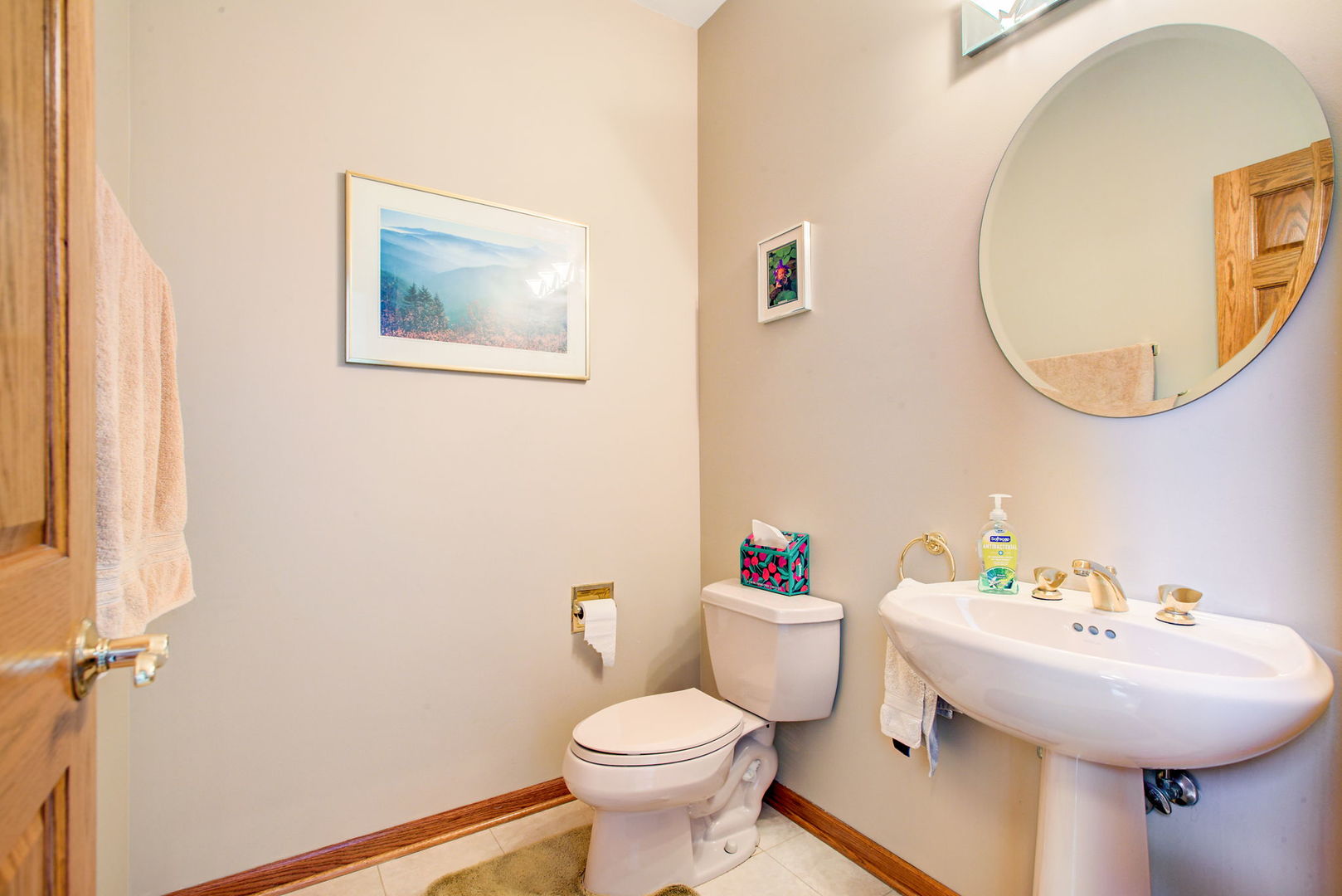 206 Meier Road Arlington Heights, IL 60005 - Photo 20 of 42 a bathroom with a sink and a mirror
