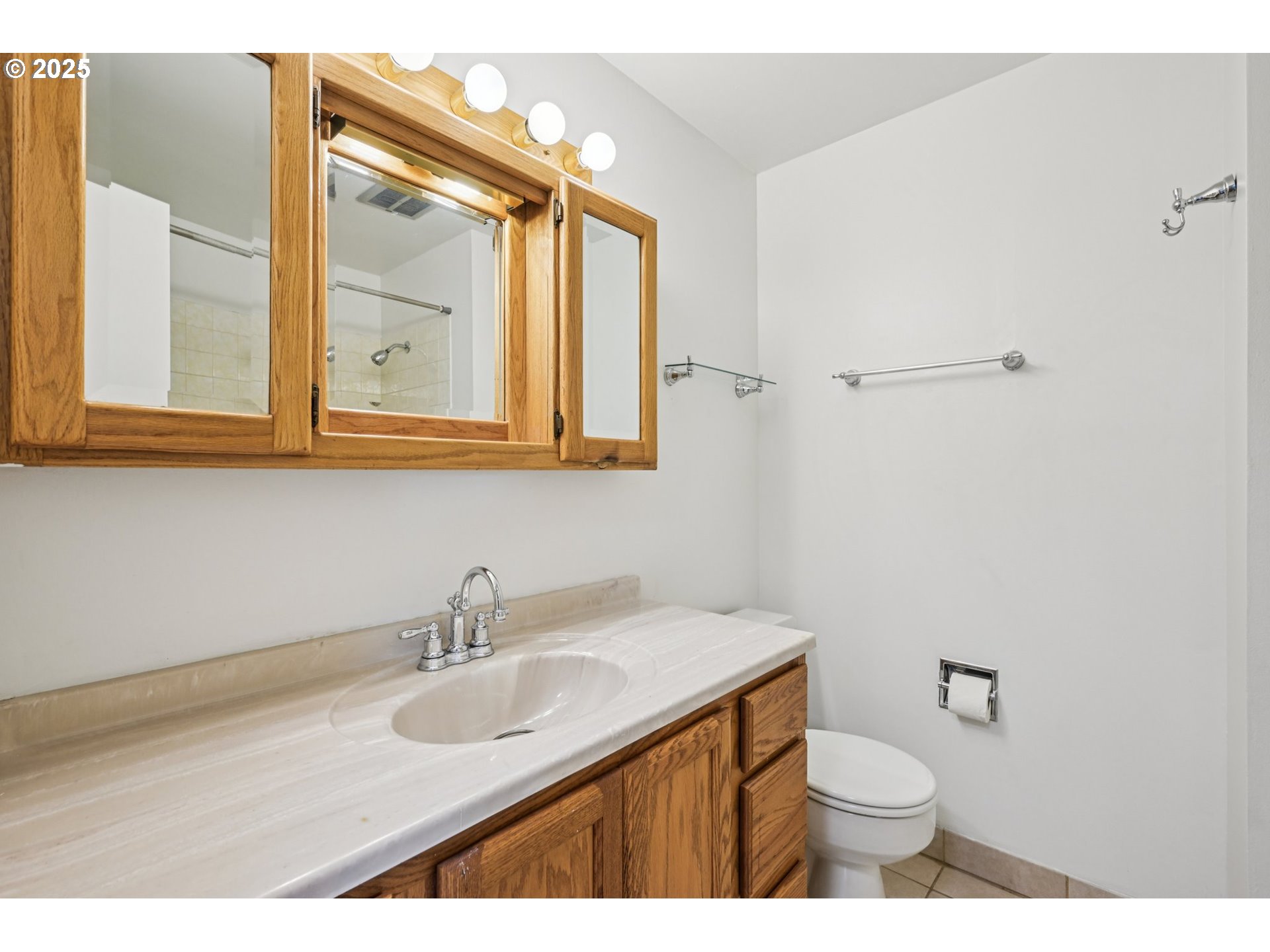 1631 North Clark Street Cornelius, OR 97113 - Photo 21 of 29 a bathroom with a sink a toilet and a mirror