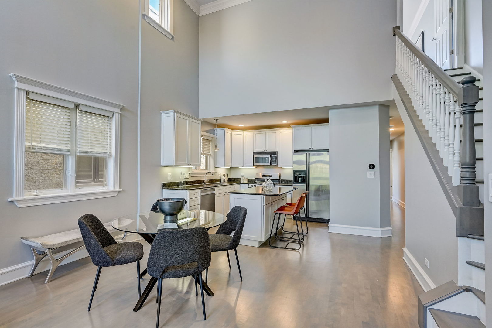 1367 North Mohawk Street, Unit 3N Chicago, IL 60610 - Photo 10 of 37 a view of a dining room with furniture and a large window