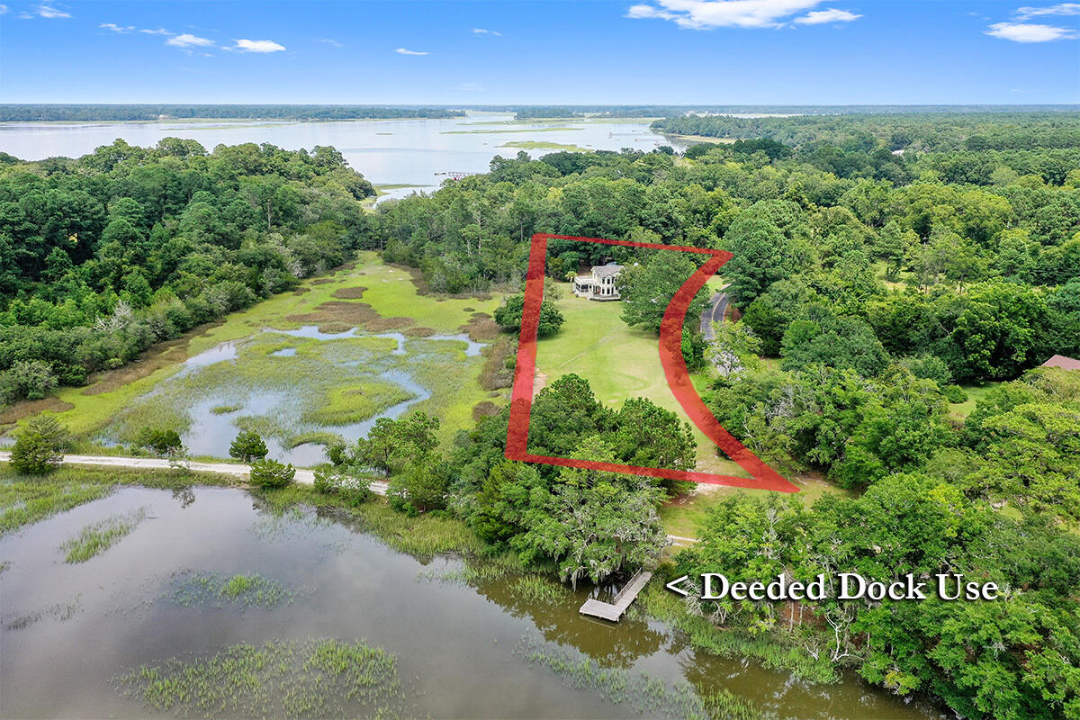 1171 Harts Bluff Road Wadmalaw Island, SC 29487 - Photo 2 of 75 DJI_0232-Boundary