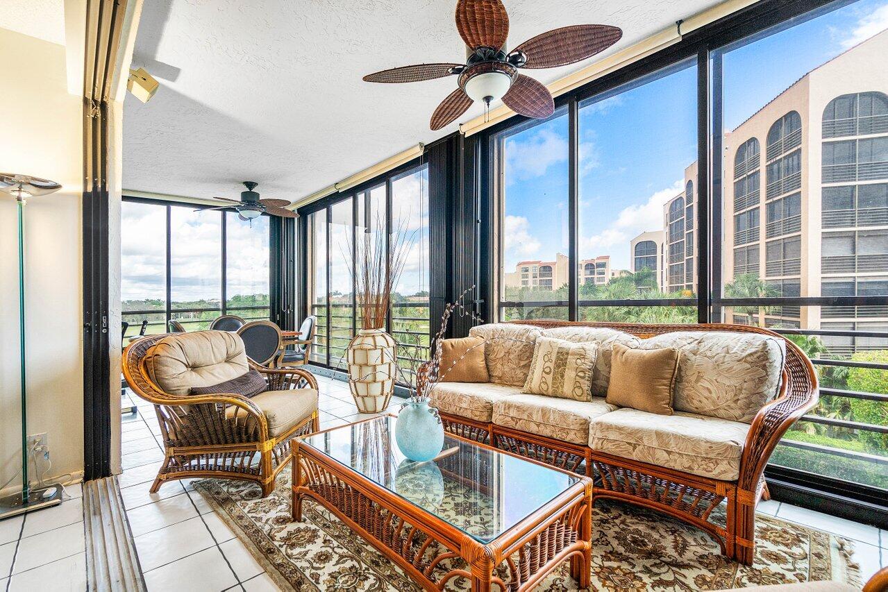 7235 Promenade Drive, Unit K401 Boca Raton, FL 33433 - Photo 13 of 39 Balcony under air