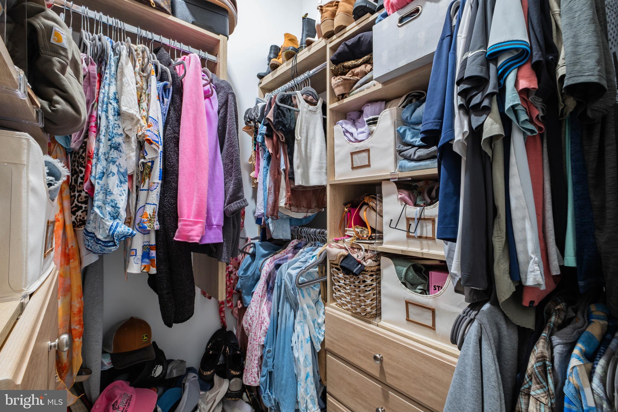634 Tabernacle Road Medford, NJ 08055 - Photo 14 of 46 a view of walk in closet with clothes and shoes