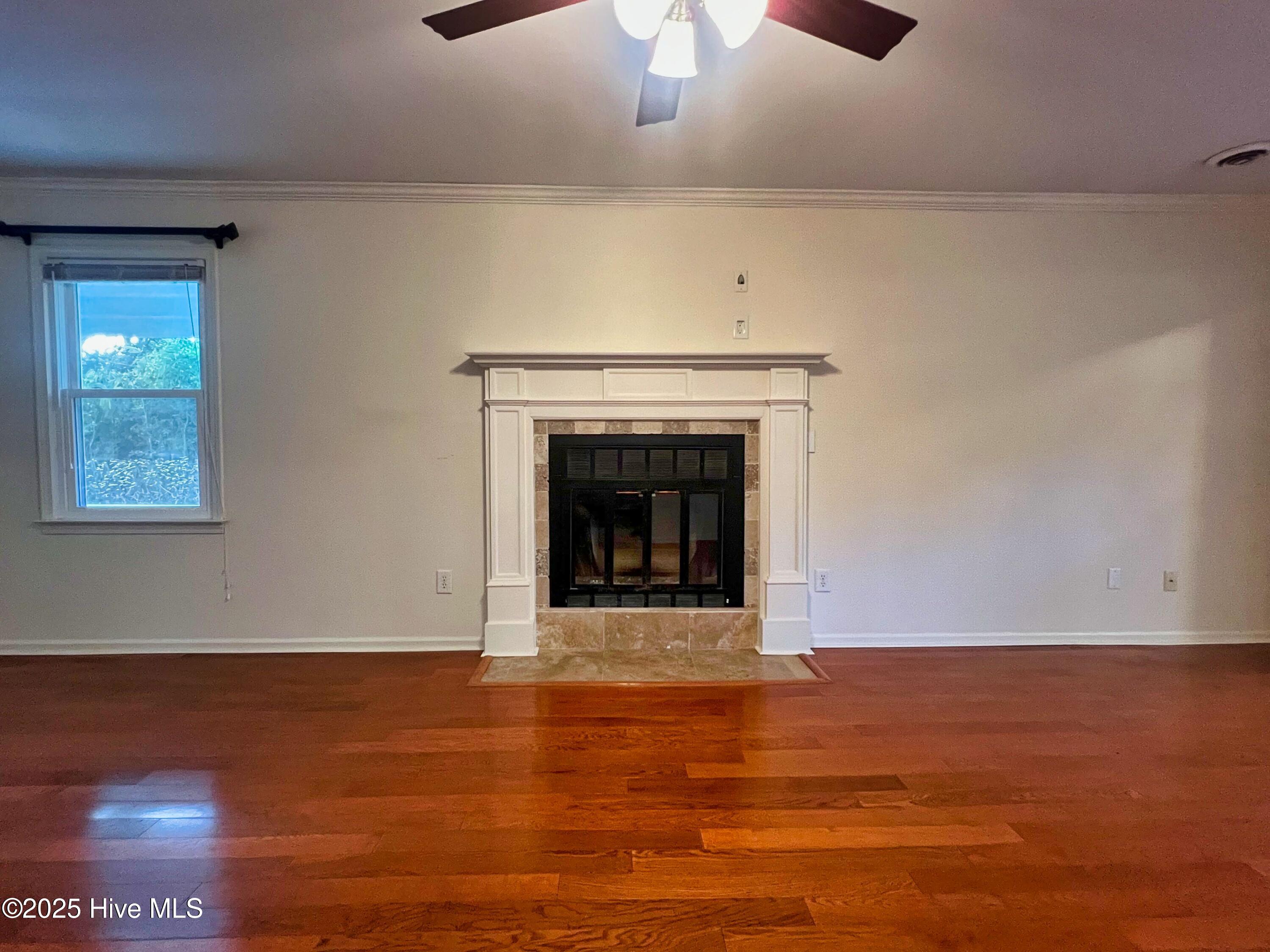 318 Buccaneer Road Wilmington, NC 28409 - Photo 7 of 64 (9) Living Room Fireplace