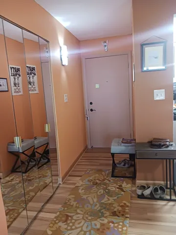 a view of a livingroom with furniture