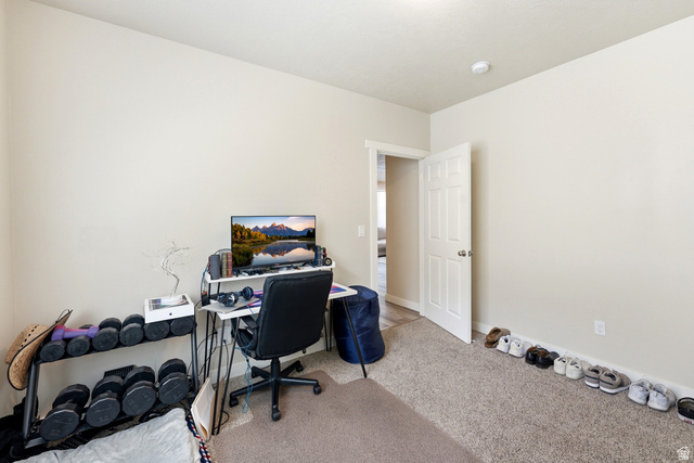 1434 West Stable Street Lindon, UT 84042 - Photo 45 of 76 Office with light carpet and baseboards