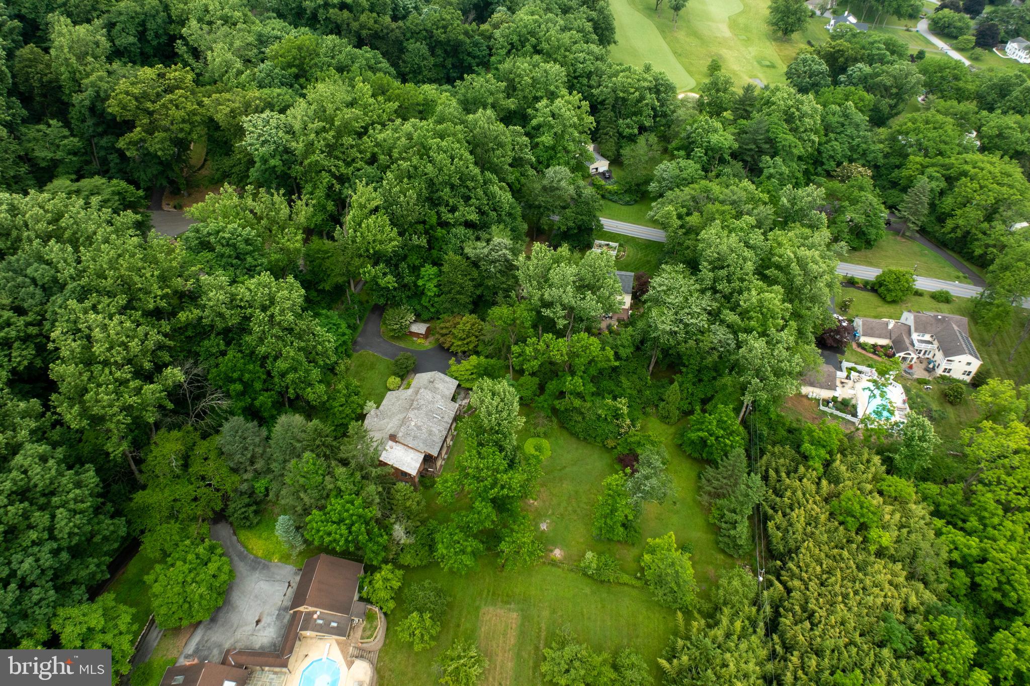 215 Downing Road Downingtown, PA 19335 - Photo 35 of 39 Golf course is visible at top of photo