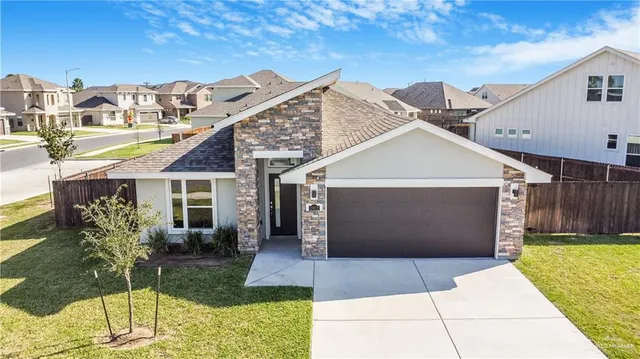 a view of a house with a patio