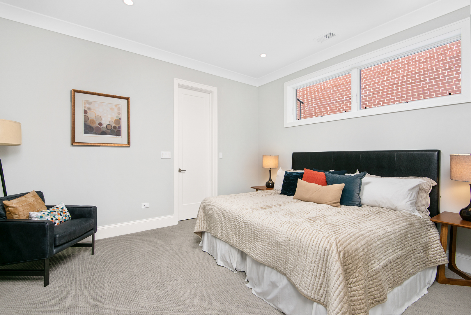 2649 North Racine Avenue, Unit 101 Chicago, IL 60614 - Photo 8 of 13 a bedroom with bed and a window
