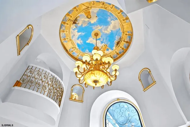 a view of a swimming pool with a window