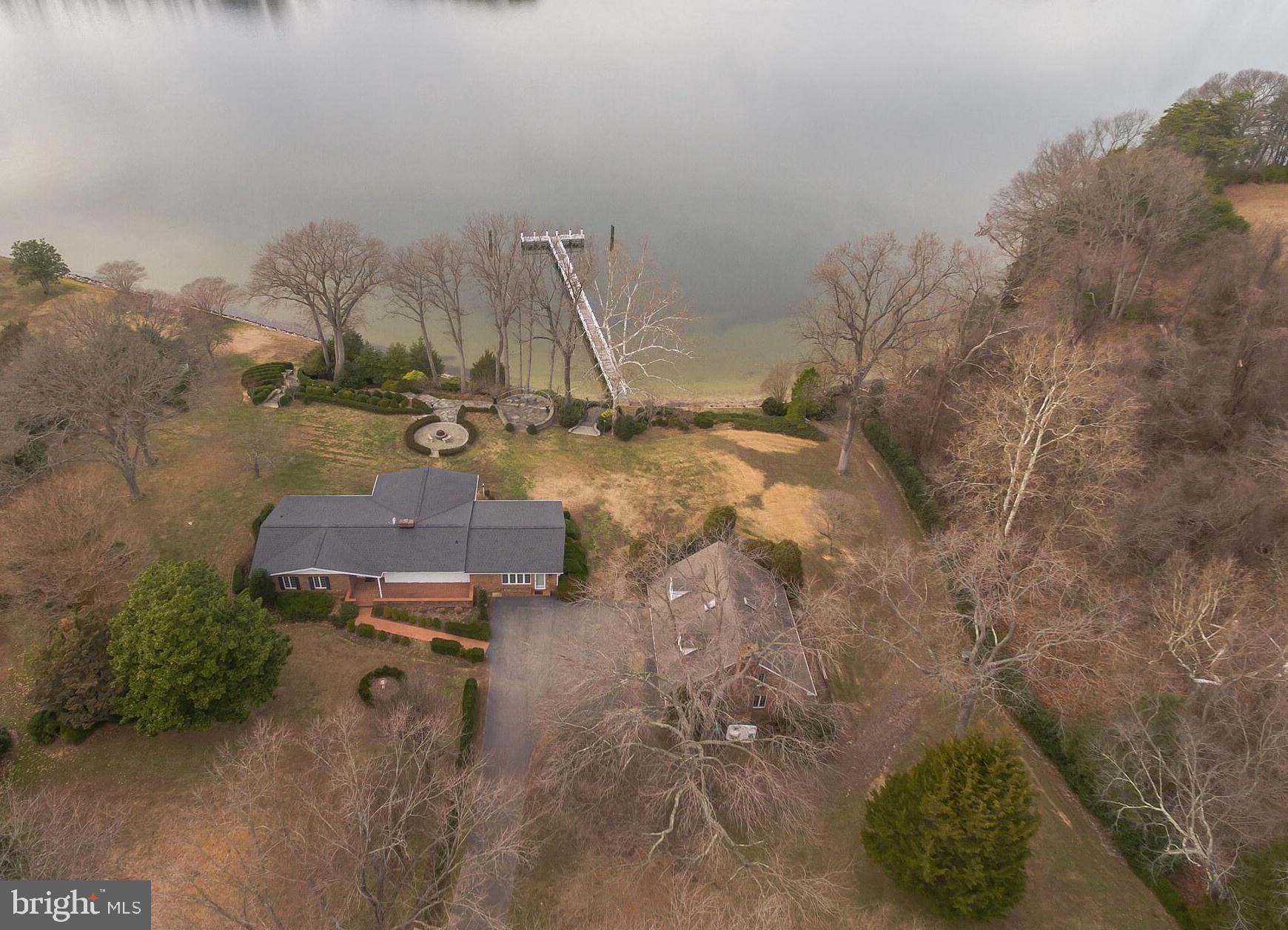 10756 Sawpit Cove Road Lusby, MD 20657 - Photo 11 of 39 Aerial shows improvements on the 2.2 AC