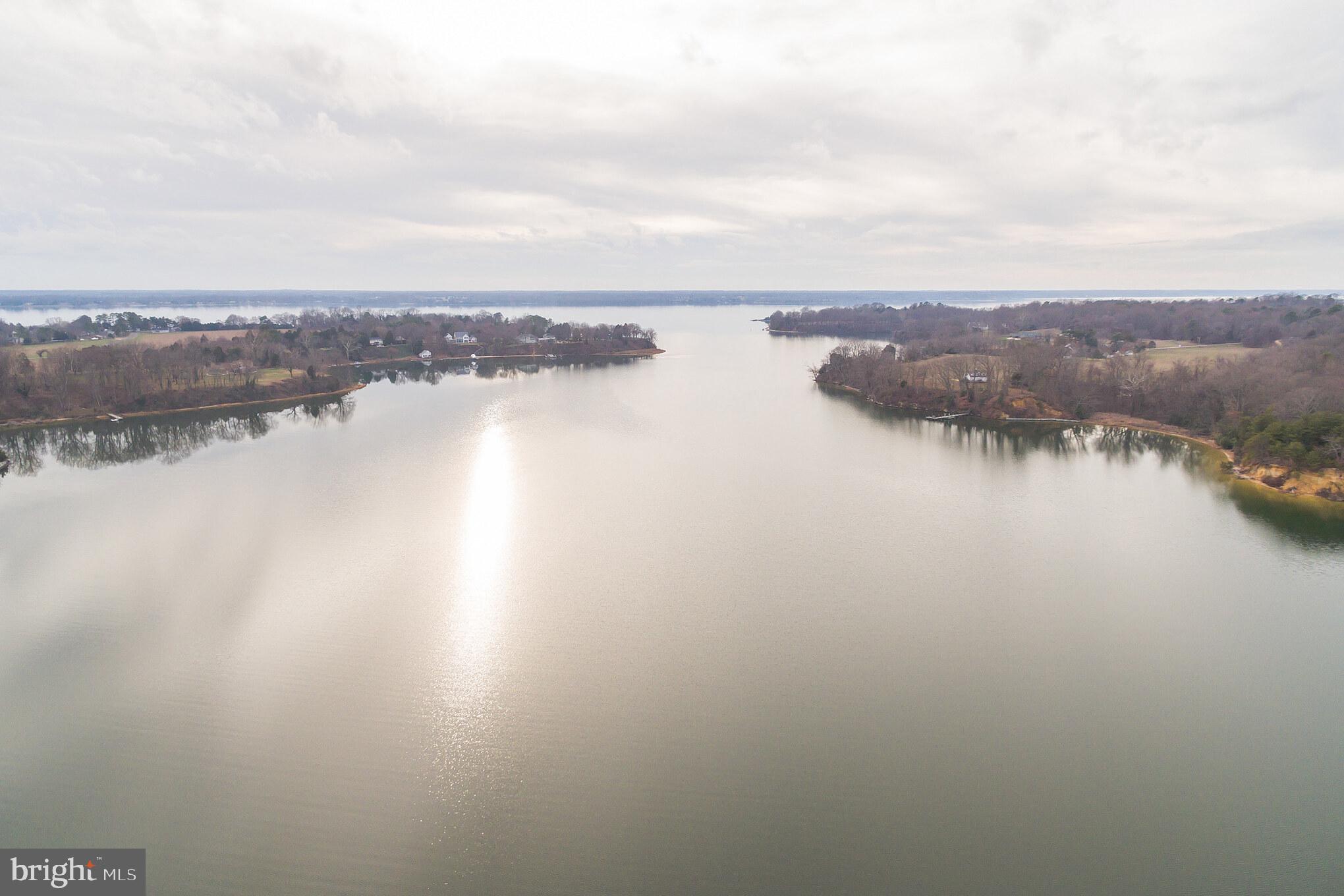 10756 Sawpit Cove Road Lusby, MD 20657 - Photo 39 of 39 Aerial view out to the Patuxent River