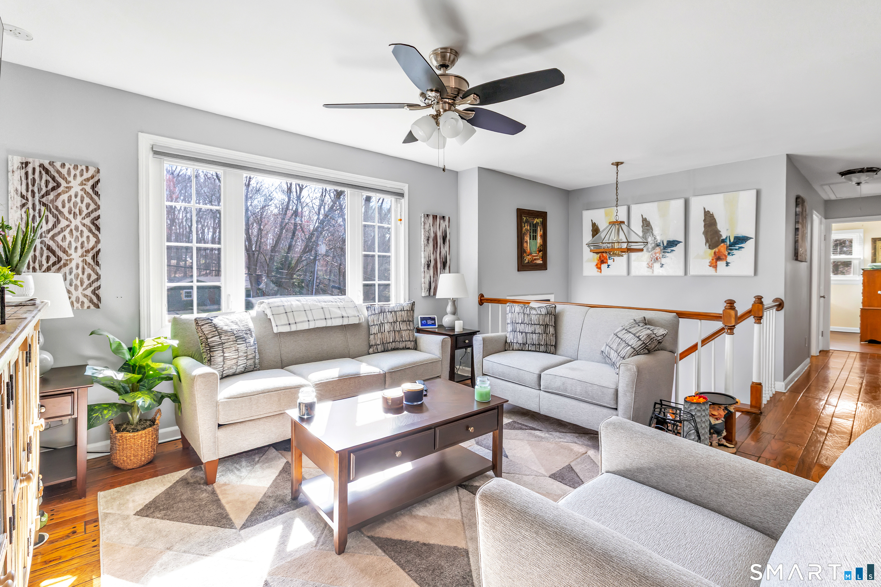 52 Cook Lane Beacon Falls, CT 06403 - Photo 5 of 24 a living room with furniture and a large window
