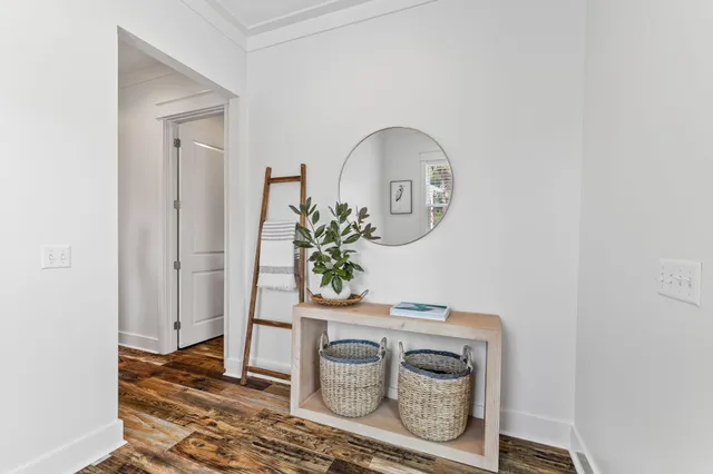 a view of a room with chairs