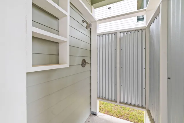 a view of a lake with a mountain