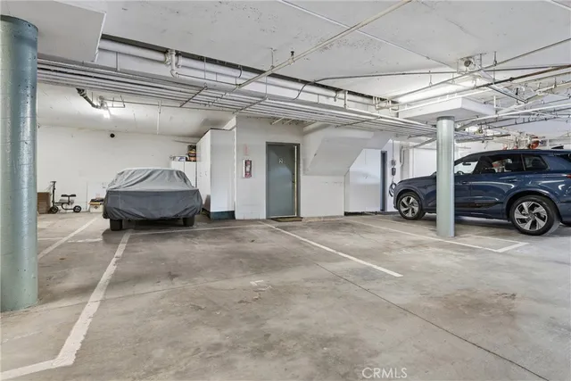 a view of a terrace with a garden
