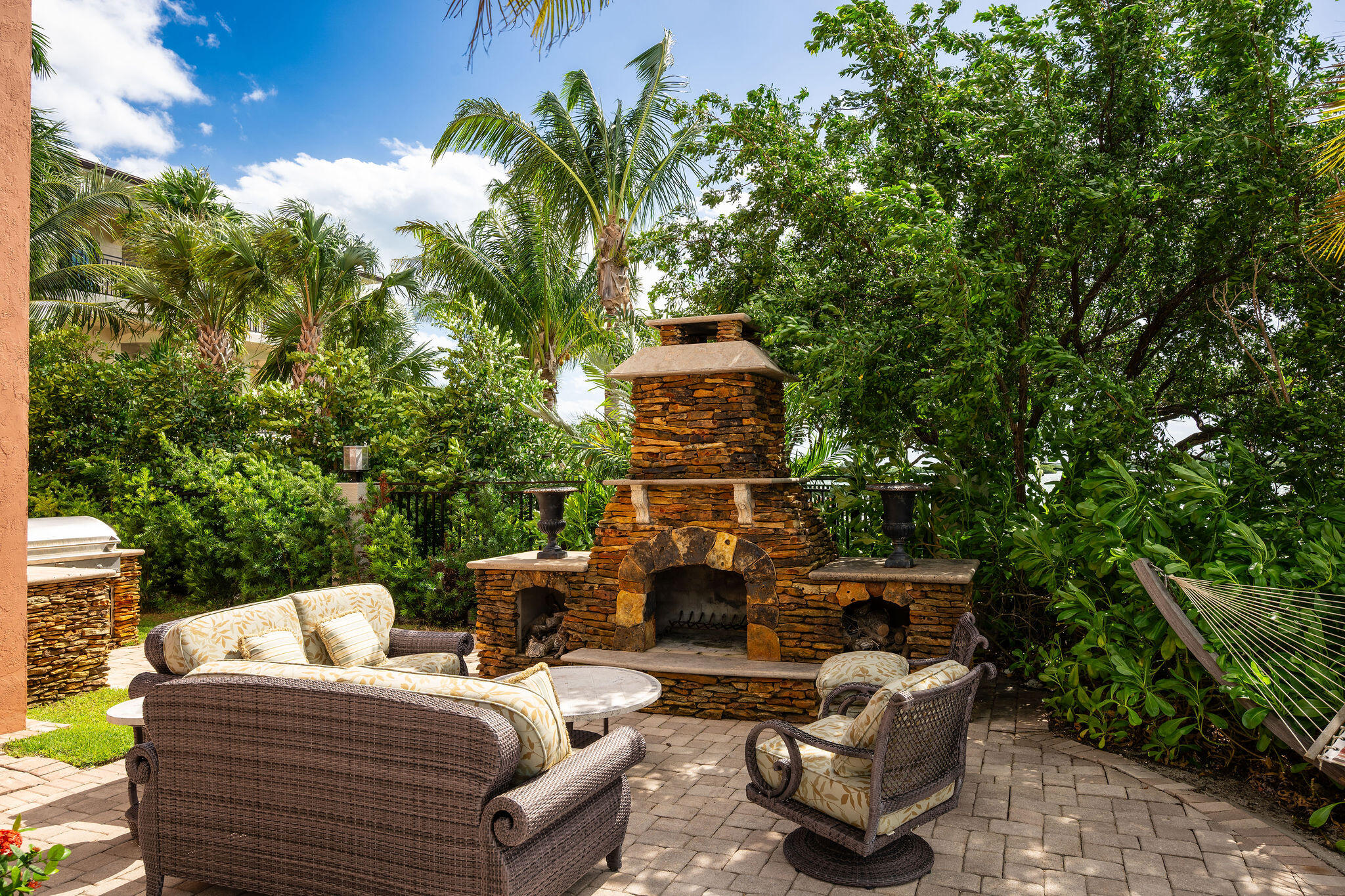 30 Cannon Royal Drive Shark Key, FL 33040 - Photo 42 of 48 OUTDOOR FIREPLACE & LOUNGE AREA