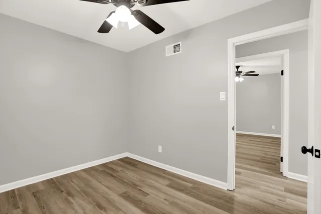 wooden floor in an empty room