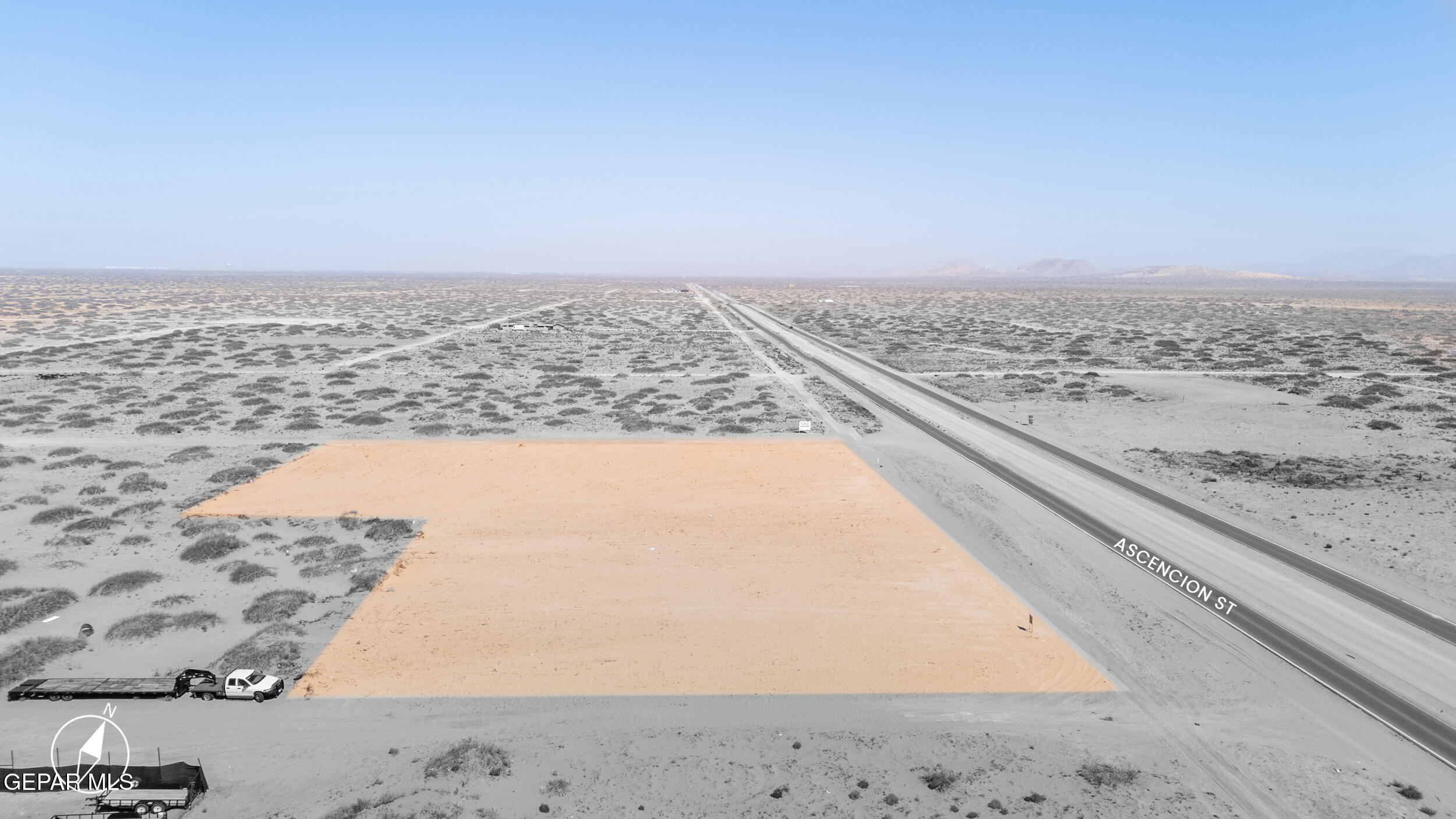 7668 Ascension Road El Paso, TX 79928 - Photo 14 of 17 an aerial view of beach and ocean